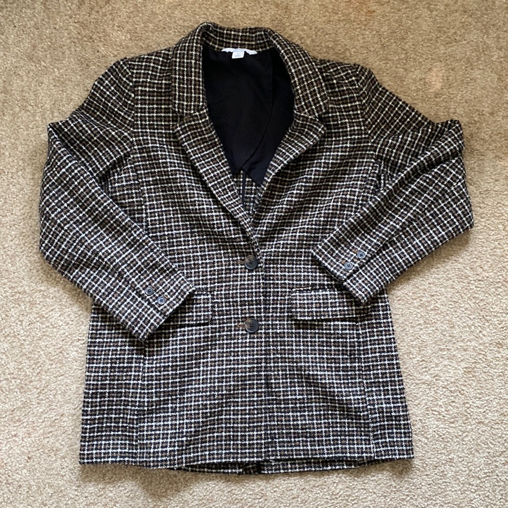 Blazer-Style Overcoat with Classic Oversized Fit